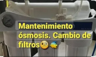 Mantenimientos de ósmosis y descalcificadores