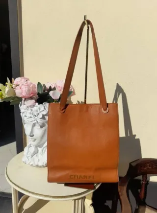 Borsa Chanel Vintage Pelle Marrone