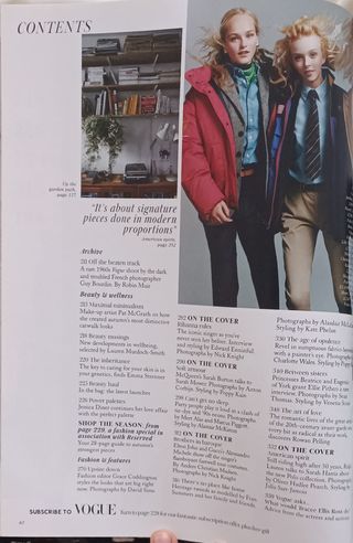 Revista Vogue UK (British) edición septiembre 2018