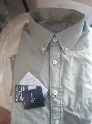 Camisa Hackett Caballero Tallas grandes  0XL Verde