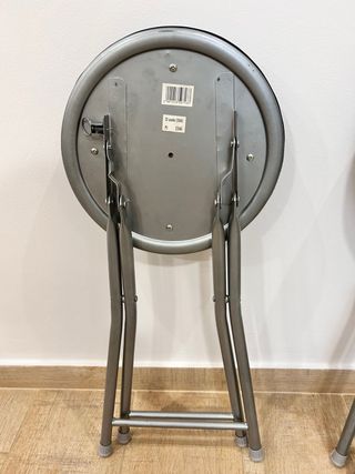 2 Taburetes Plegables Diseño LA