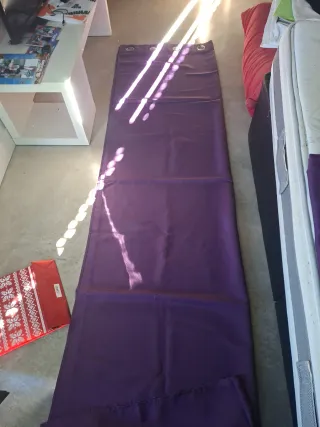 Cortinas violetas 150x250cm