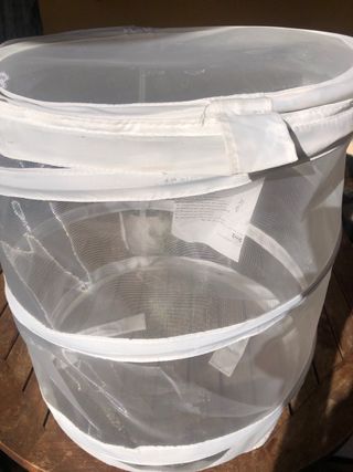 Cesto plegable Ikea Fyllen blanco