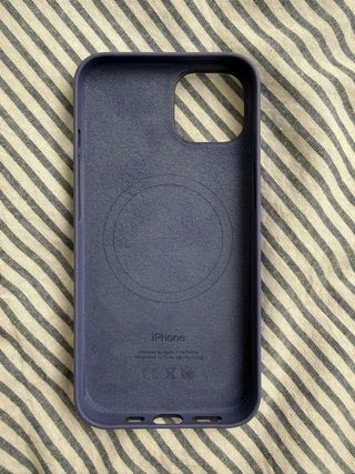 Custodia in pelle Apple iPhone 13 MagSafe Viola