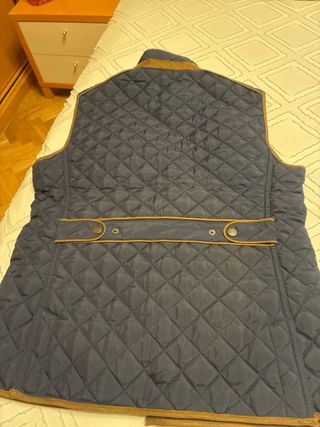 Chaleco acolchado hombre azul