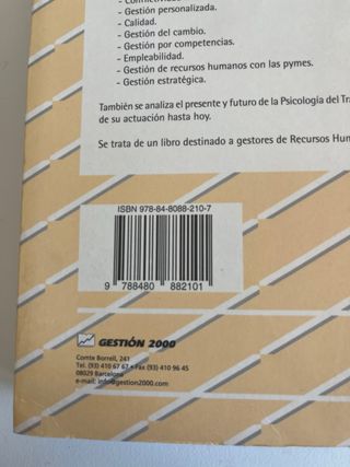 Psicologia del Trabajo y Gestion de Recursos Hu...