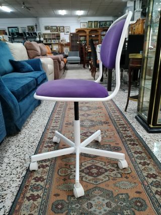 SILLA GIRATORIA DE ESCRITORIO MORADA