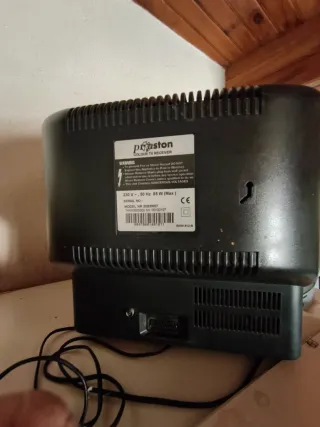 Televisión Popston Negra/Gris