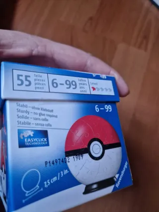 Puzzle 3D Pokémon Bola Precintado