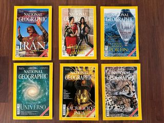 Lote de 6 revistas de National Geographic español
