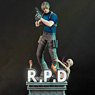 Figura Resina 16K ► Leon Resident Evil