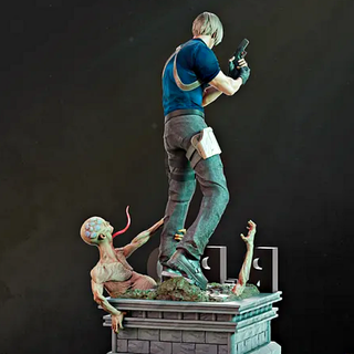 Figura Resina 16K ► Leon Resident Evil
