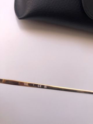 Gafas de Sol Ray-Ban Marrones y Doradas