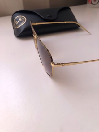 Gafas de Sol Ray-Ban Marrones y Doradas