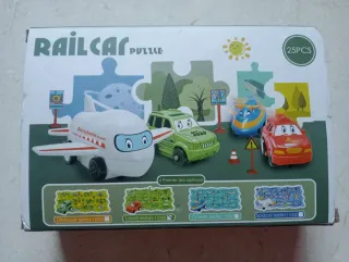 Puzzle Rail Car 25 Piezas
