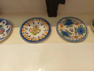 Platos decorativos artesanales