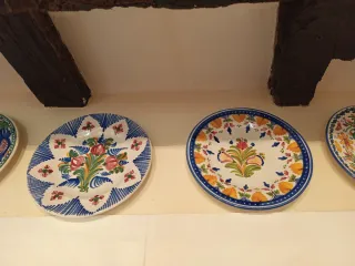Platos decorativos artesanales