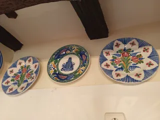 Platos decorativos artesanales