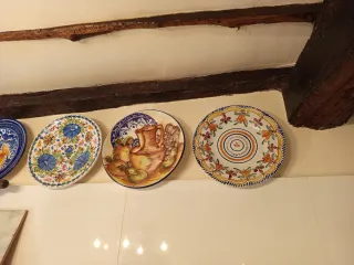 Platos decorativos artesanales
