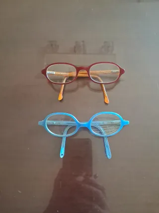 Monturas Gafas Infantiles Azul y Rojo