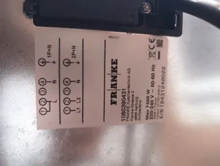Placa de inducción Franke