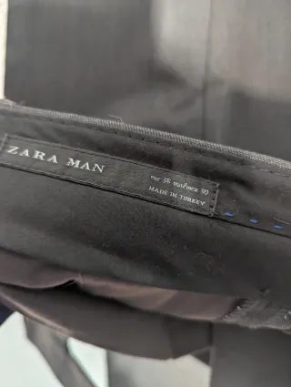 Traje Zara Man Gris oscuro 2 Piezas
