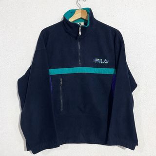 Felpa Fila Magic Line Pile Vintage Anni 90