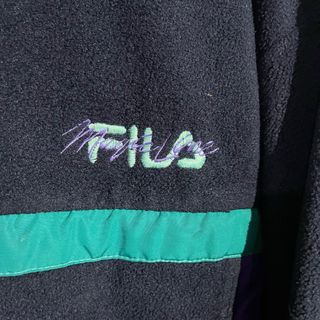 Felpa Fila Magic Line Pile Vintage Anni 90