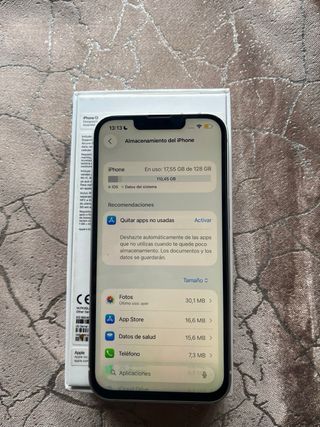 iPhone 13 128 GB Batería:74%