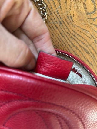 Bolso bandolera Gucci rojo vintage