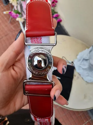 Cintura Dolce & Gabbana Rossa e Bianca