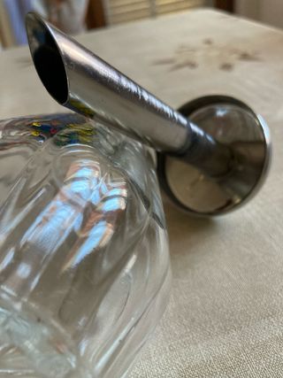 Dosazucchero in vetro con decorazioni