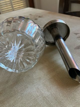 Dosazucchero in vetro con decorazioni