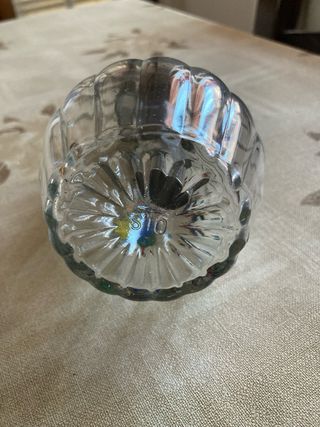 Dosazucchero in vetro con decorazioni