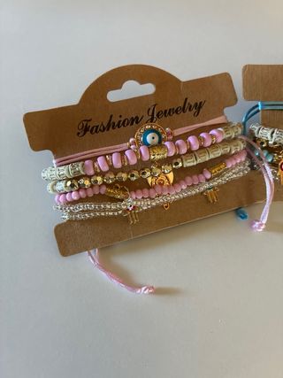 Pack 4 pulseras mal de ojo mano de Fátima