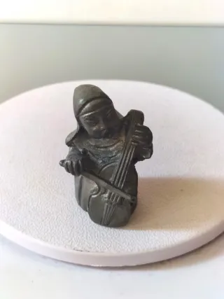 Monjas Músicos Peltre Vintage