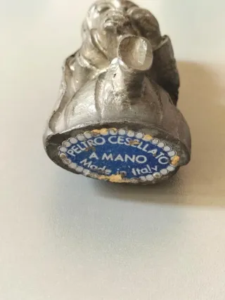 Monjas Músicos Peltre Vintage