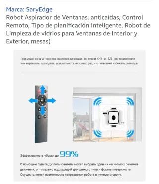 Robot Limpia Cristales Cop Rose X6
