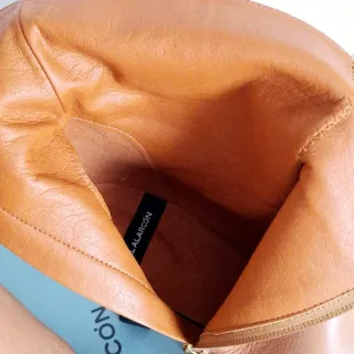 Botines Piel con Tacón de Mujer