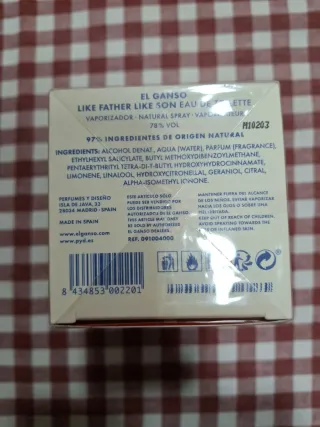 Colonia El Ganso Like Father Like Son 125ml