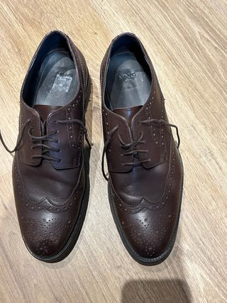 Zapatos Mango Vestir Marrón Talla 43
