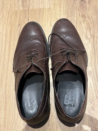 Zapatos Mango Vestir Marrón Talla 43