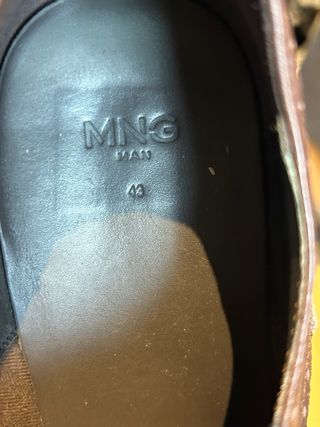 Zapatos Mango Vestir Marrón Talla 43