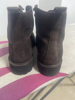 Botines de ante hombre marrones