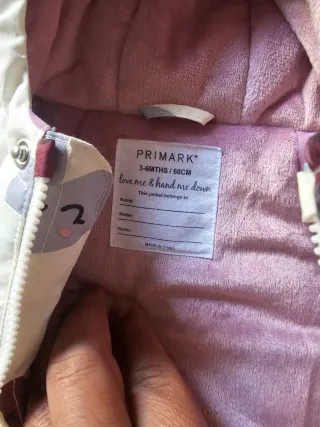 Chaqueta bebé 6-9 meses