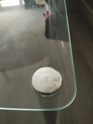 Mesas cristal ( 25€ las dos)