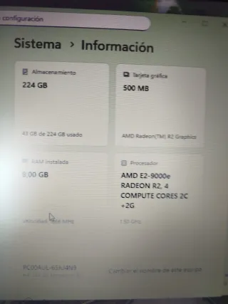 Portátil HP 255 G6 Gris 8GB RAM SSD 240GB