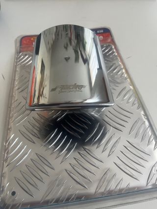 Embellecedor tubo escape aluminio