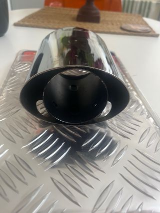 Embellecedor tubo escape aluminio