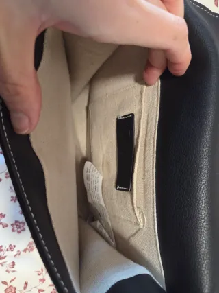 Bolso bandolera pequeño polipiel negro